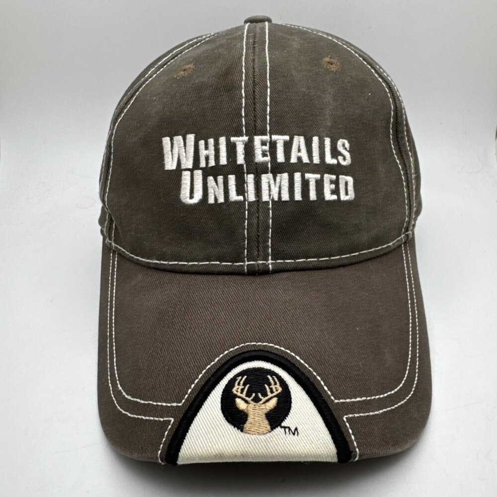 Whitetails Unlimited Deer Conservation Hat Cap Adustable